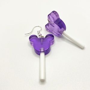 NWT Mickey lollipop earrings